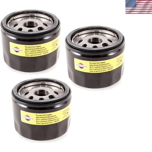 Genuine OEM Oil Filter 3 Pack for Lawn Mowers - Performance Replacement Part