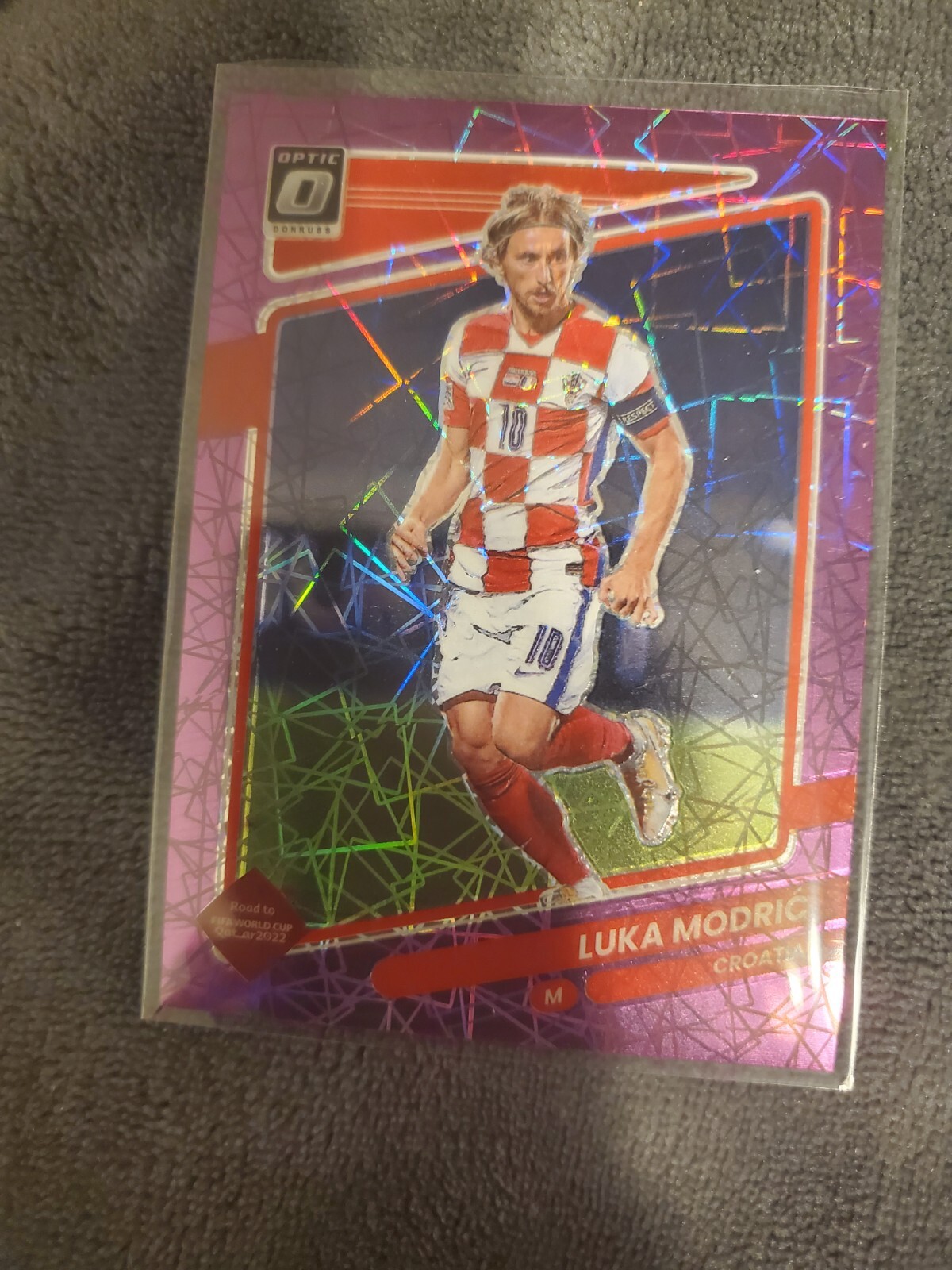 2021 Donruss Optic Purple Velocity #37 Luka Modric Croatia #97/99
