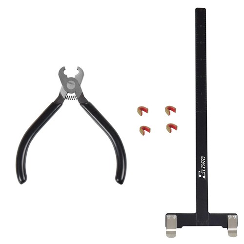 Archery Nocking Buckle Pliers String D Loop Nock Points+Bow Square Ruler Tool - Picture 3 of 11