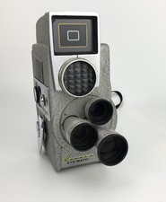 Revere Eye Matic Magazine Eight Model CA-2 8mm Cine Camera with 3 Lenses