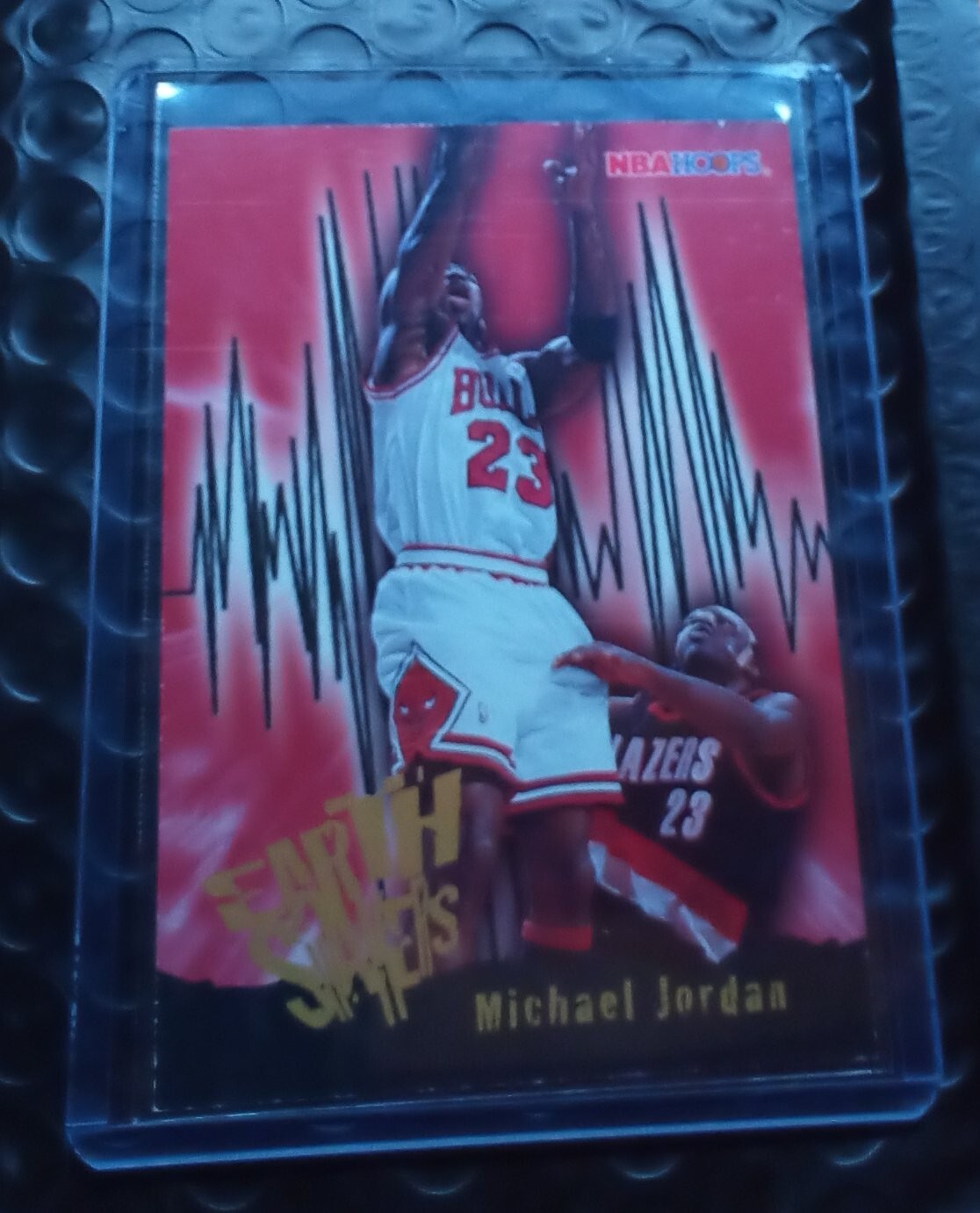 Michael Jordan 1995-96 Hoops #358 Chicago Bulls