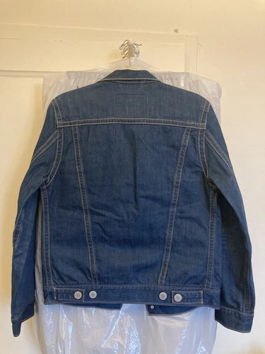 RARE EXCLUSIVE PREMIUM STRETCH DENIM LEVIS TRUCKER JACKET UNAVAILABLE ANYWHERE S image 7