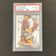 2014-15 Panini Prizm #55 JaVale McGee Signed PSA Slabbed Nuggets