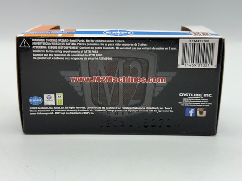 M2 Machines EMPI 1960 Volkswagen VW Shorty Delivery Van, Orange, R60, 1:64, NIB - Picture 12 of 12