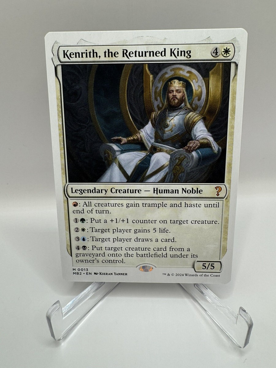 MTG - Kenrith, the Returned King [White Border] - 13 - Mystery