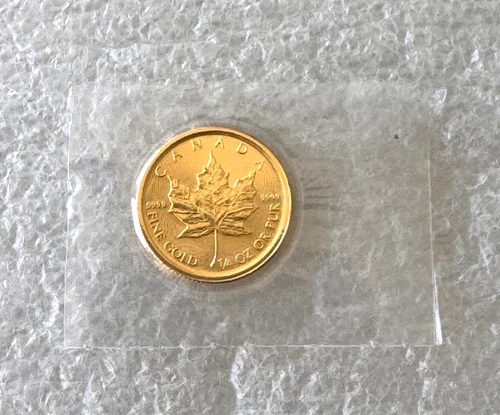 Photo of a 2026 Canadian Gold Maple Leaf 1/4 oz from an eBay listing that sold on Jul 23, 2026