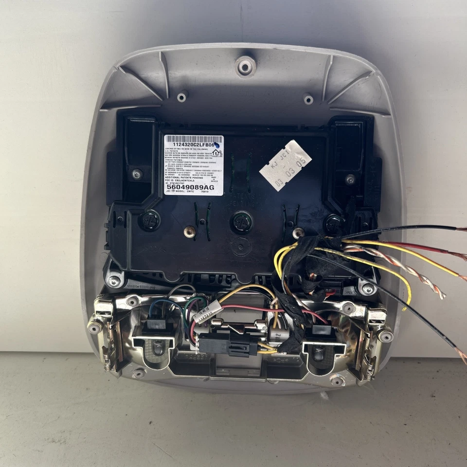 05-08 Dodge Dakota Overhead Console Dome Light Digital Display 56049089AG - Image 4 of 4