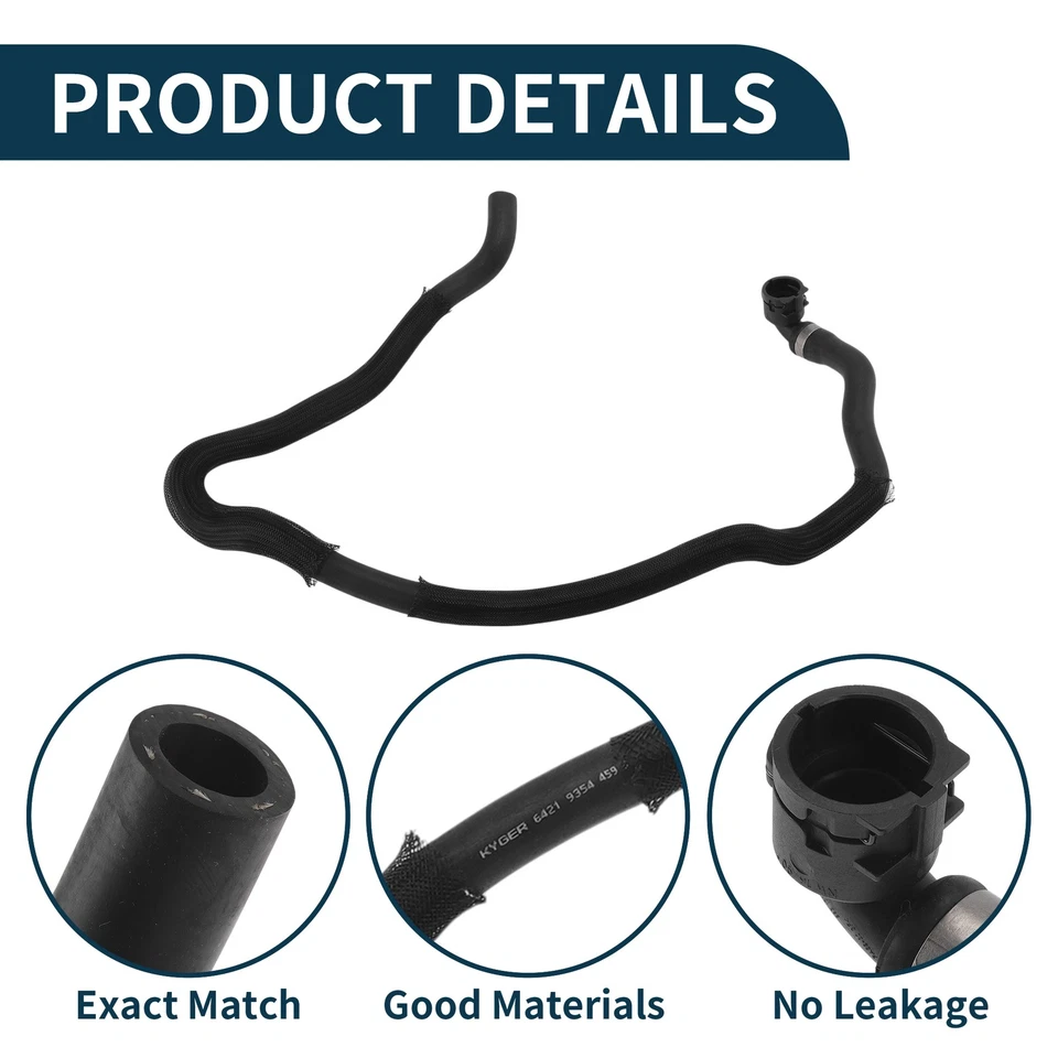 Radiator Hose No.64219354459 for BMW X3 X4 2016-2019 Heating Water Pipe - image 4 of 4