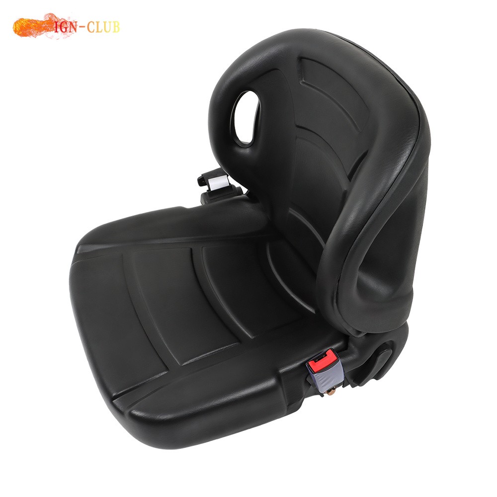 Black Universal Forklift Seat Fits For Clark Cat Hyster Yale Toyota New