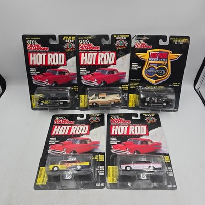 Lot Of 5 Diffrent Hot Rod Magazine Die Cast Cars