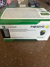 Lexmark 71B10Y0 Yellow Return Program Toner Cartridge Genuine New Sealed
