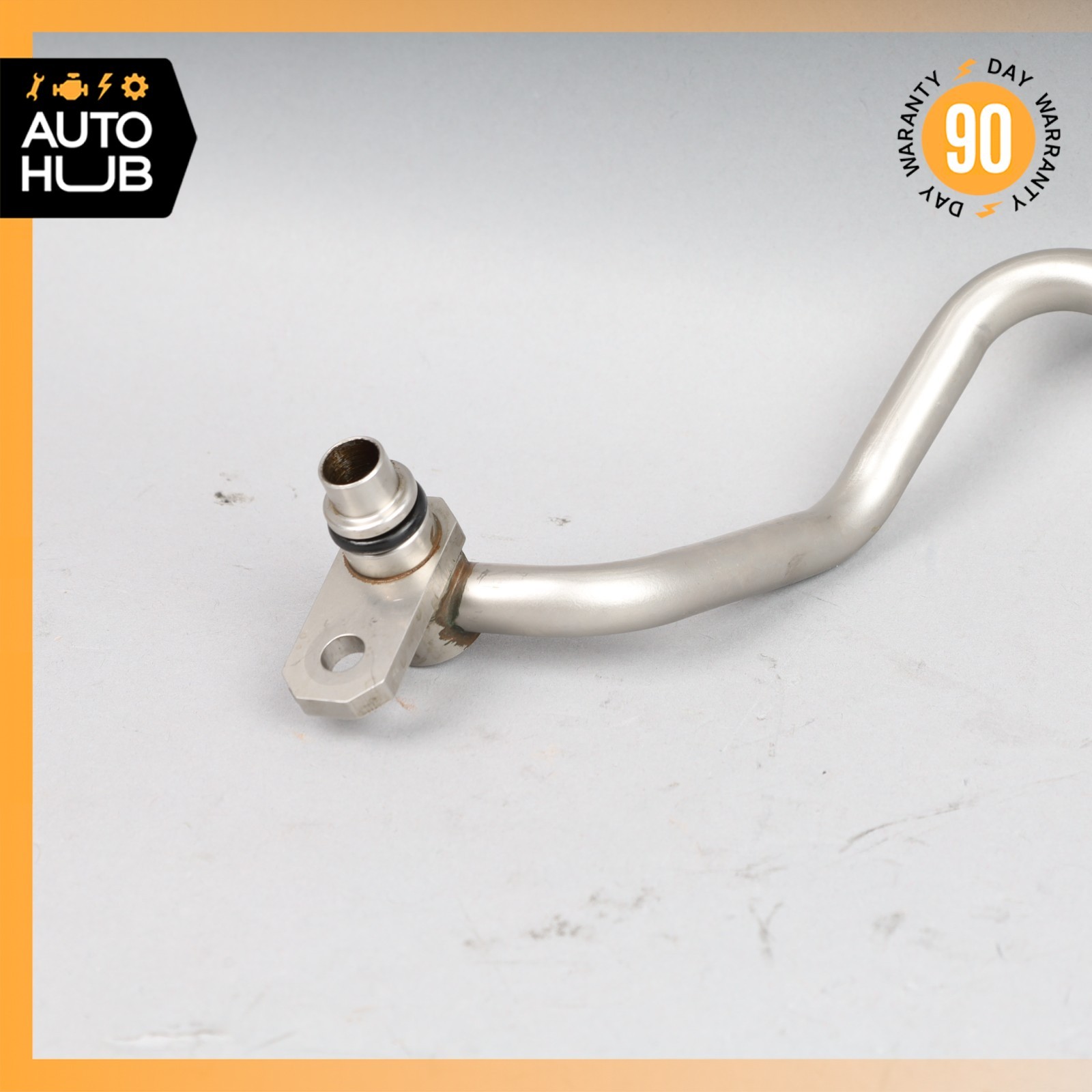03-13 Bentley Continental GT GTC Lower Front Diff Oil Cooler Line 3W0317811 OEM