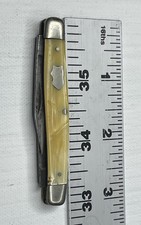 VTG Knife Cattaraugus Little Valley NY 22292 MOP Serpentine Jack Mother Of Pearl