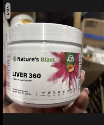 Nature's Blast Liver 360 Fruit Punch Flavor 4.83 oz. New/Sealed!  