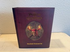 DISNEY PIRATES OF THE CARIBBEAN  DEAD MAN'S CHEST STORYBOOK 6 pc SET ORNAMENTS