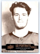 2021-22 Upper Deck #P-50 Jasper Weatherby UD Portraits