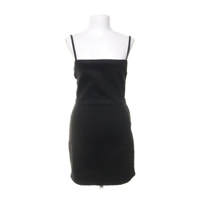 Zara, Jeanskleid, Größe: S, Schwarz, Bio-Baumwolle, Einfarbig, Damen #XGl
