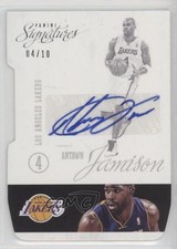 2012-13 Panini Signatures Die-Cut 4/10 Antawn Jamison #94 Auto 0s3