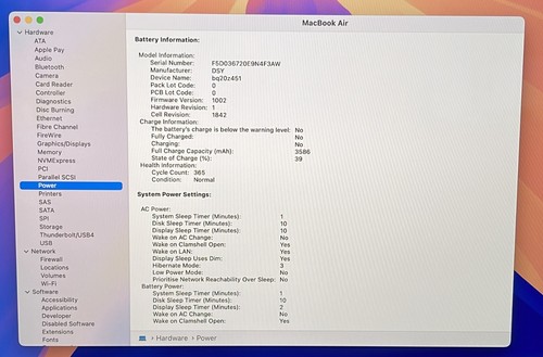 Apple MacBook Air A2179 2020 13" Core i3-1000NG4 1.1GHz 256GB/8GB - Grey - AT16 - Afbeelding 10 van 11