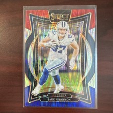 2024 Panini Select Prizm Concourse Jake Ferguson Cowboys #64 Football Card