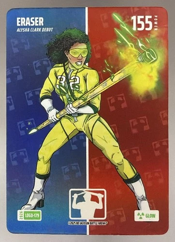 2026 Bo Jackson Battle Arena Griffey Eraser Alysha Clark Glow Logofoil 155