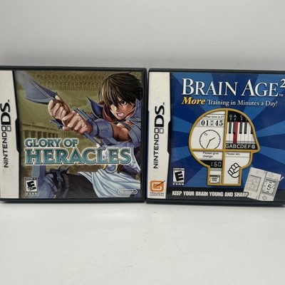 Nintendo DS Empty Game Cases Glory If Heracles Brain Age 2 No Games