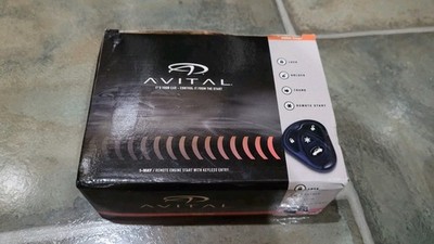 Avital 4105L 1-Way Remote Start System with 2 4-Button Remotes NEW-OPEN BOX