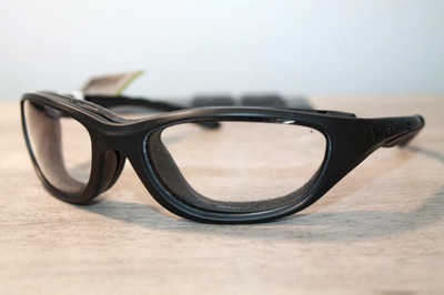 WILEY X AIRRAGE EYEGLASSES 2307 BLACK FRAME AUTHENTIC NEW 60-14-124 Z87-2+