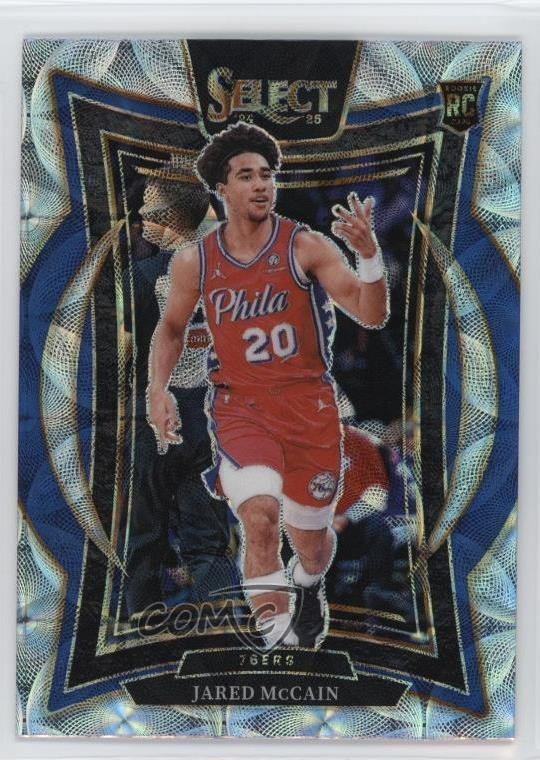 2024-25 Panini Select Concourse Scope Prizm Jared McCain #82 0n44