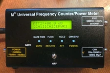 M3 Universal Frequency Counter Powet Meter M Cubed O2