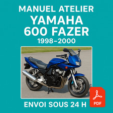 Manuel Atelier Yamaha 600 Fazer 1998-2000 Revue Technique Moto RMT CD PDF