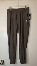 Women  s adidas Essential Jogger Pants   Size M   Charcoal   BRAND NEW WITH TAGS