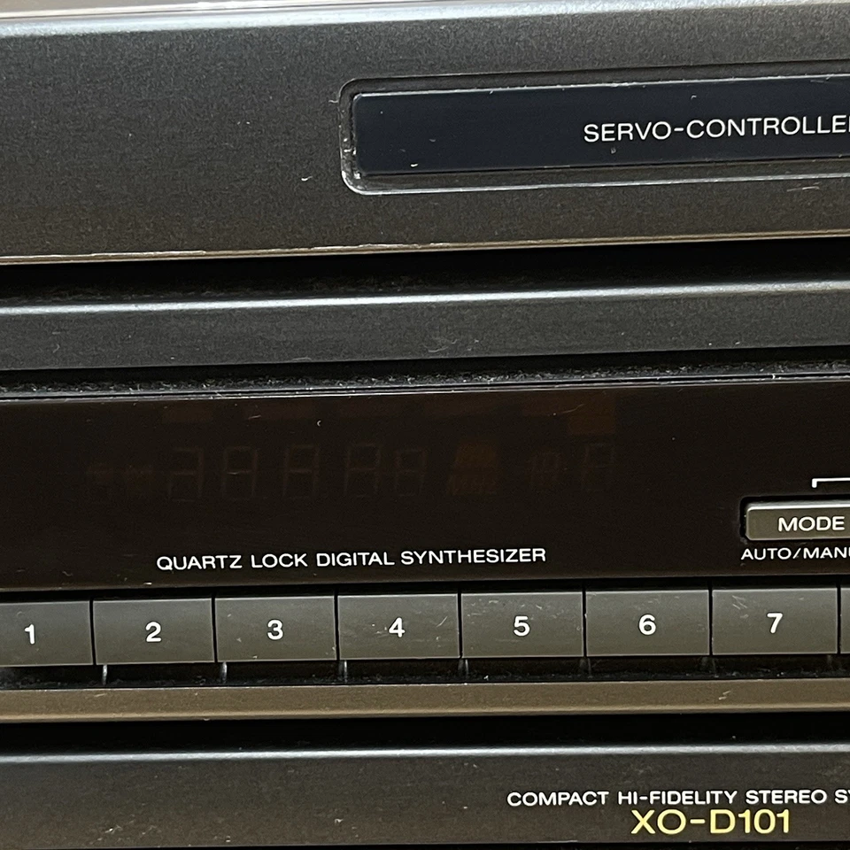 *TAPE FAULTY - TURNTABLE WORKS* Sony XO-D101 Stereo System Deck Receiver - Image 3 of 4