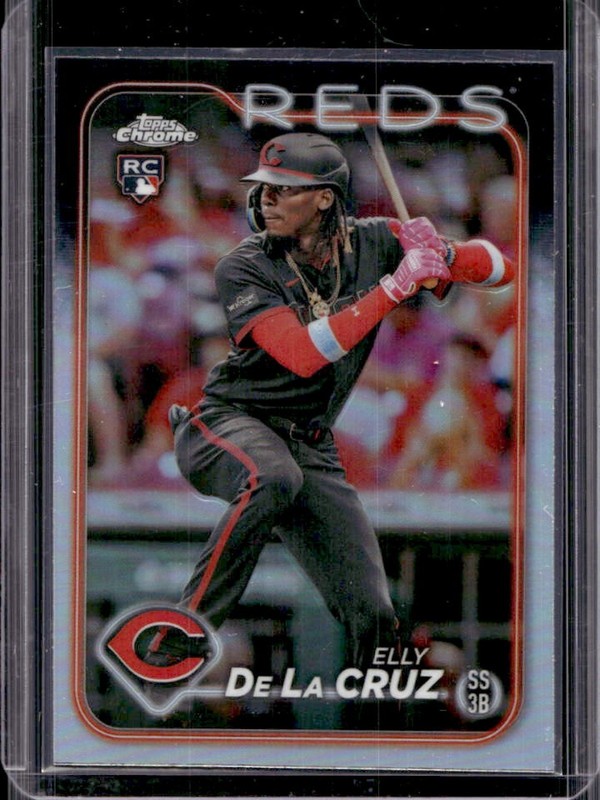2024 Topps Chrome Elly De La Cruz RC Refractor Rookie #44 Reds