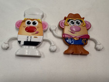 Mr Potato Head Hasbro Wendy's Kids Meal Spud Buds 2 Figures Collectibles Toy 3"