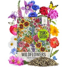 Partial Shade Wildflower Seed Mix for Planting | 1 Ounce 14+ Varieties Open P... 287.84 per gallon