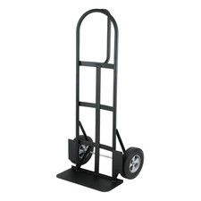 Olympia Tools 800 Lb Steel Hand Truck with D Handle and 10" Pneumatic Wheels ...