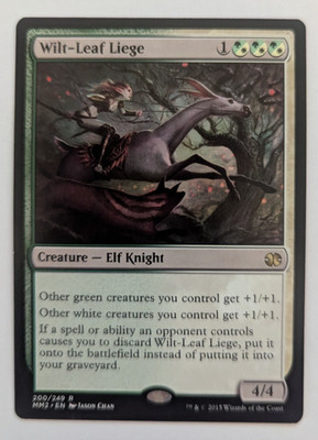 Magic Mtg Modern Masters Wilt-Leaf Liege    near mint