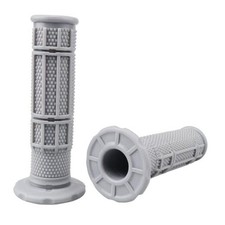 7/8'' ATV Grips Upgrade Universal Handlebar Grips Soft Rubber Thumb Gray