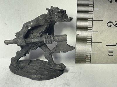 Citadel Warhammer Classic 80s Pre-slotta C15 Armoured Orc O Oop Metal Figure