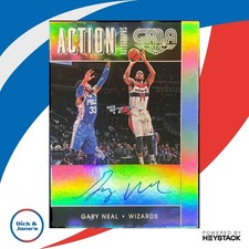 2015-16 Panini Gala Gary Neal Action Auto /40 #AA-GNL Washington Wizards