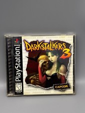 Darkstalkers 3 Sony PlayStation 1 PS1 Black Label Capcom 1998 NTSC-U/C