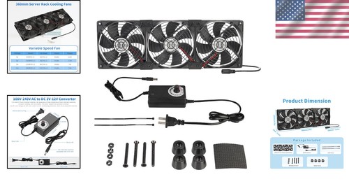 Ventilateurs AC haute performance 120 mm - Refroidissement polyvalent pour électronique et armoires - Photo 2/8