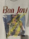 Bon Jovi Slippery When Wet Graphic T-Shirt, Gray Rock & Pop Music Tee Large — photo 2