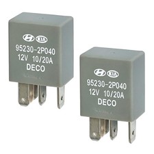 2 PCS 95230-2P040 Power Relay 12VDC 10/20A 4-Pin for Automotive Applications