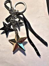 Coach Star Charm Gold,Silver, Black Keychain