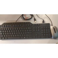 Dell KB522 Enterprise Multimedia Keyboard And USB Dell Mouse - Black