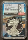 2018-S $1 SILVER AMERICAN EAGLE NGC PF70 First Day of Issue : BAY BRIDGE : 07563