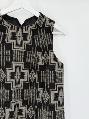 Pendleton Portland Collection Sz M Aztec Print 100% Wool 