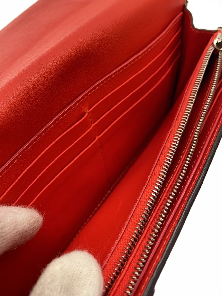 CELINE Large Flap Multi Function Long Wallet Leat… - image 6